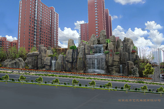 衢州山體護坡假山浮雕綠化制作項目