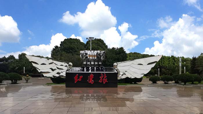 衢州航空不銹鋼雕塑,空軍雕塑,中國空軍雕塑,部隊雕塑